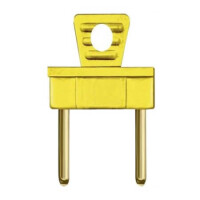 24.0037-24 MINIATURE CONN. PLUG 5.08mm H:12.50mm YELLOW - 1