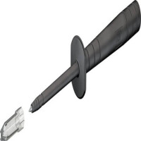 24.0231-21 4 MM SAFETY PROBE BLACK - 1
