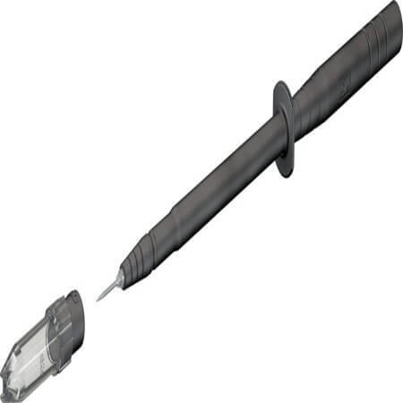 24.0238-21 4 MM SAFETY PROBE BLACK - 1