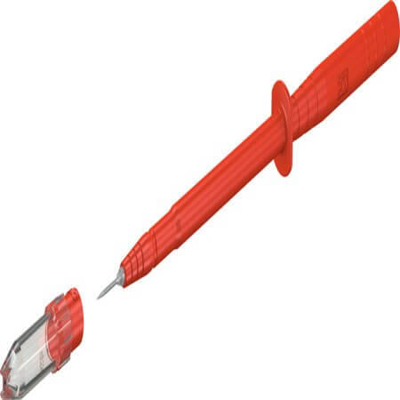 24.0238-22 4 MM SAFETY PROBE RED - 1