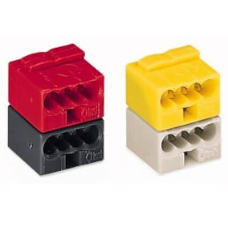 243-211 TERM.BLK.8PIN(2x4) GRAY/RED WAGO - 1