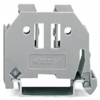 249-117 CON. SCREWLESS END STOP FOR DIN RAIL 10X44X35MM GR - 1