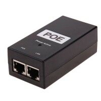 24V 0.5A 100M PoE Injector UK Plug - 2