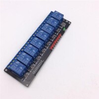 24V 8 Channel Low Level Relay Module Without Light Coupling - 1