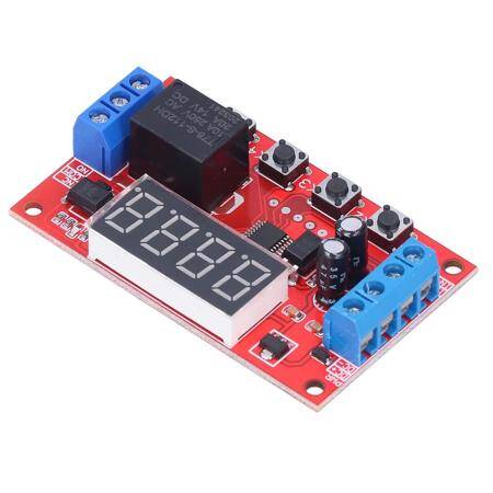 24V Adjustable Time Delay Relay Module 32 Modes Led Digital Timming Trigger Timer Control Switch - 1