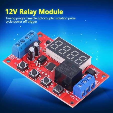 24V Adjustable Time Delay Relay Module 32 Modes Led Digital Timming Trigger Timer Control Switch - 5