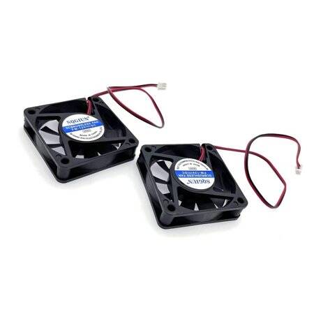 24V DC 0-14A 6015 Yağ İçeren Fan-XH2-54-2P 30cm Kablo Boyutu:60x60x15mm - 5
