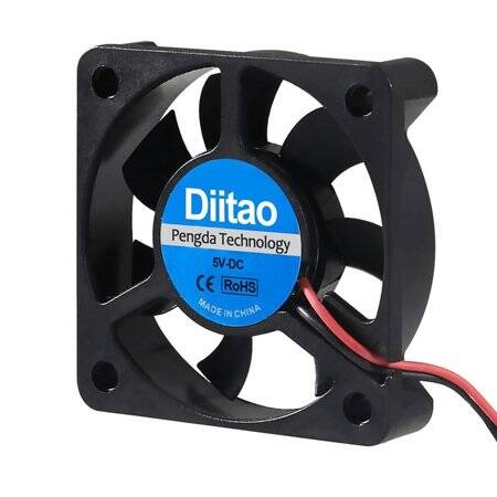 24V DC 5010 Yağ İçeren Fan-XH2-54-2P 12cm Kablo Boyutu:50x50x10mm - 5