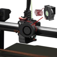 24V DC 7530 Yağ İçeren Santrifüj Fan-XH2-54-2P 30cm Kablo 4000RPM Boyut:75x75x30mm - 5