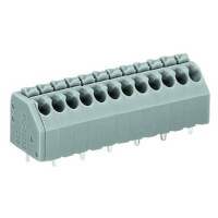 250-210 WAGO 10-WAY 3.5 GRİ KLEMENS / 1x10PİN 180* - 1