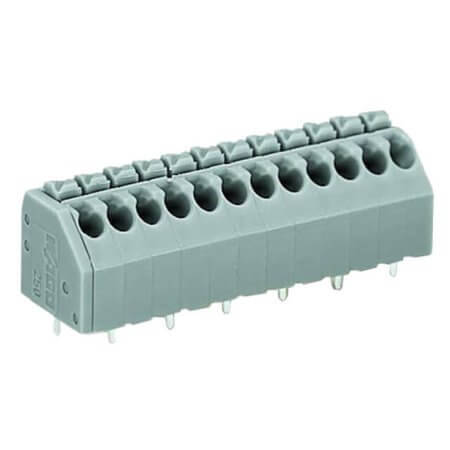 250-210 WAGO 10-WAY 3.5 GRİ KLEMENS / 1x10PİN 180* - 1