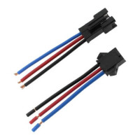 2.50MM-F/M-3PIN-11CM CABLE CONN. 3PIN 2.50MM LENGHT 11CM MALE TO FEMALE - 1