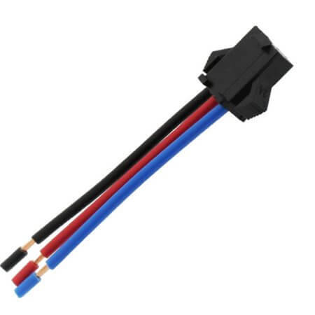 2.50MM-FEMALE-3P CABLE CONN.3PIN(1x3) 2.50MM 45MM FEMALE - 1