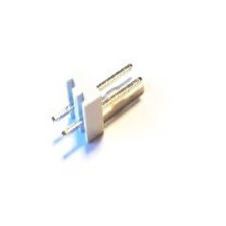 2.54-02-S-WHITE CON.T.B.2.54MM 2P 180C MALE WHITE - 1