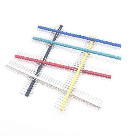 2.54mm Single Row Male 1x40 Pin Header Strip Green - 1