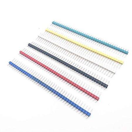 2.54mm Single Row Male 1x40 Pin Header Strip Green - 2
