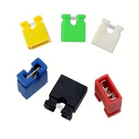2.54mm Standard Circuit Board Computer Jumper Cap Shunts Short Circuit Cap Red - 1