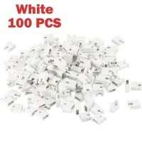 2.54mm Standard Circuit Board Computer Jumper Cap Shunts Short Circuit Cap White - 2