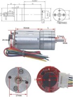 25GA-370 6V 26RPM DC Reducer Gear Motor With Encoder - 2