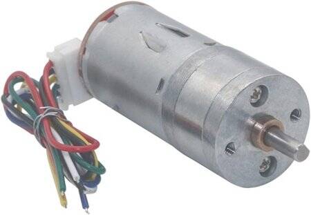 25GA-370 6V 26RPM DC Reducer Gear Motor With Encoder - 4