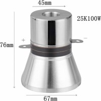 25KHz 100W Ultrasonik Temizleme Dönüştürücü - 2
