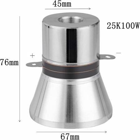 25KHz 100W Ultrasonik Temizleme Dönüştürücü - 2