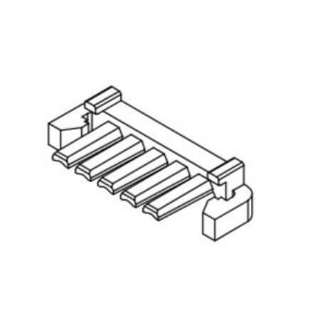 2640A06 00-R CONN.TERM.POSIT.ASSU. (TPA) 6 PINS 2.50MM RED - 1