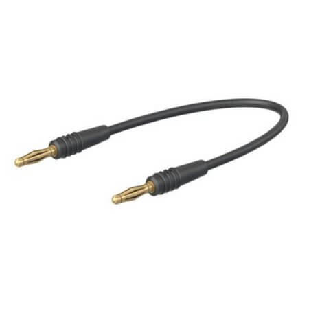 28.0047-06021 2 MM CONNECTING LEAD 60 CM BLACK - 1