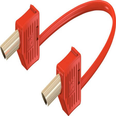 28.0055-10022 4 MM CONNECTING LEAD 100 CM RED - 1