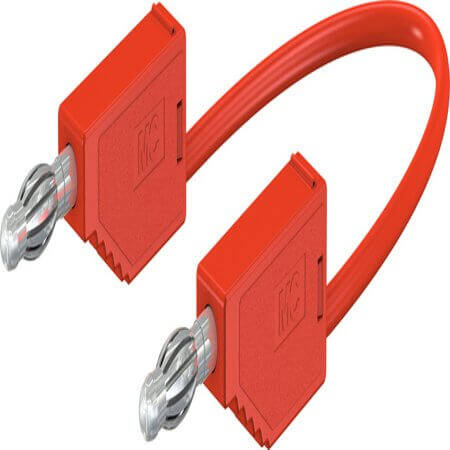28.0116-05022 4 MM CONNECTING LEAD 50 CM RED - 1