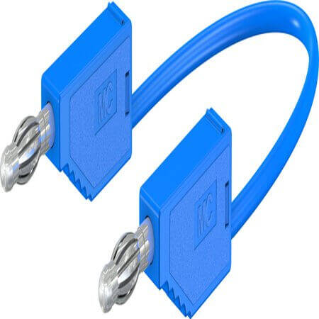28.0119-05023 4 MM CONNECTING LEAD 50 CM BLUE - 1