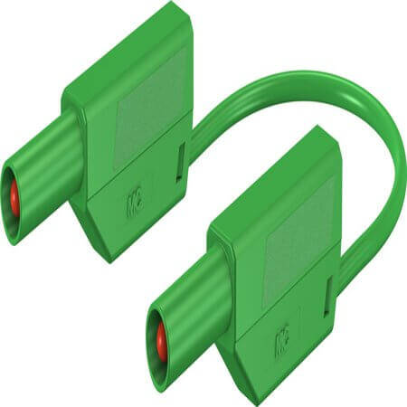 28.0124-05025 4 MM SAFETY TEST LEAD 50 CM GREEN - 1