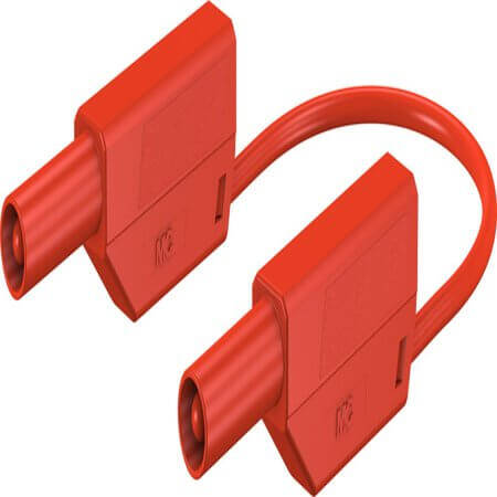 28.0127-10022 4 MM SAFETY TEST LEAD 100 CM RED - 1