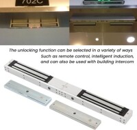 280KG 12V DC/ 500-600MA x2 Manyetik Kilitli Çift Kapı - 3