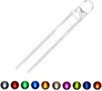 28mm Leg 2mm Pacifier LED White Use 3V 20mA - 1