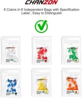 28mm Leg 5mm LED Water Clear Red+Yellow Green CA Use 2V 20mA - 4