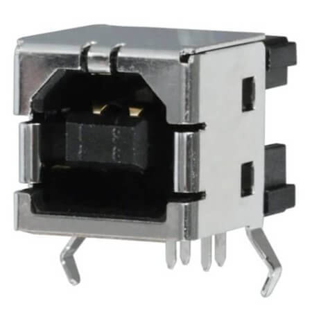 292304-1 CONNECTOR USB2.0 RCPT TYPEB 4PIN R/A - 1