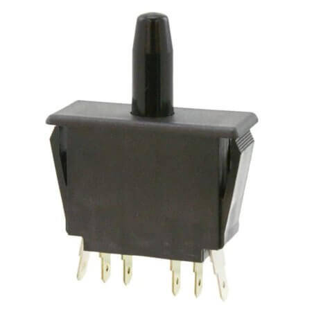 2DM4 SWITCH MICRO 10A 125VAC DPDT PANEL MOUNT - 1