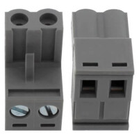 2EDGK-5.08-02P-11-05SH TERM.BLK.5.08MM 2P FEMALE GRAY GAOSONG - 1
