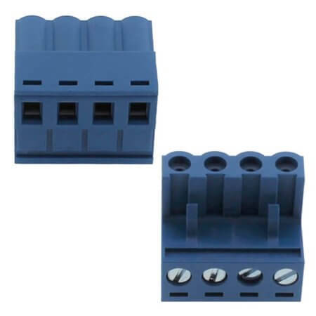 2EDGK-5.08-04P-12-00SH TERM.BLK.5.08MM 4P FEMALE BLUE GAOSONG - 1