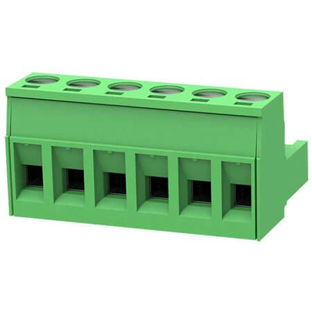 2EDGK-5.08-06P-14-00AH TERM.BLK.5.08MM 6P FEMALE GREEN - 1