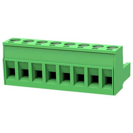 2EDGK-5.08-08P-14-00CH TERM.BLK.5.08MM 8P FEMALE GREEN - 1