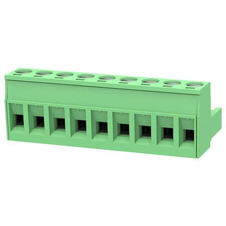 2EDGK-5.08-09P-14-00CH TERM.BLK.5.08MM 9P FEMALE GREEN - 1
