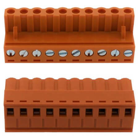 2EDGK-5.08-10P-15-00SH TERM.BLK.5.08MM 10P FEMALE ORANGE GAOSONG - 1