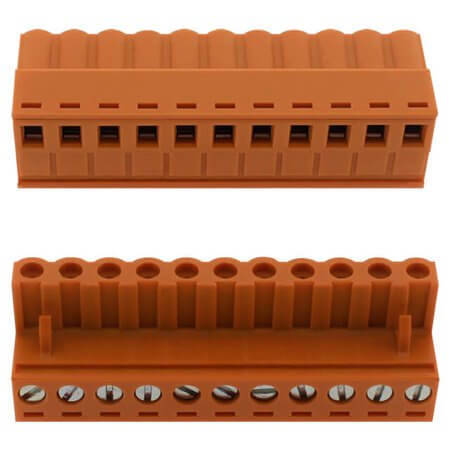 2EDGK-5.08-11P-15-00SH TERM.BLK.5.08MM 11P FEMALE ORANGE GAOSONG - 1
