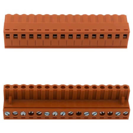 2EDGK-5.08-16P-15-00SH TERM.BLK.5.08MM 16P FEMALE ORANGE GAOSONG - 1