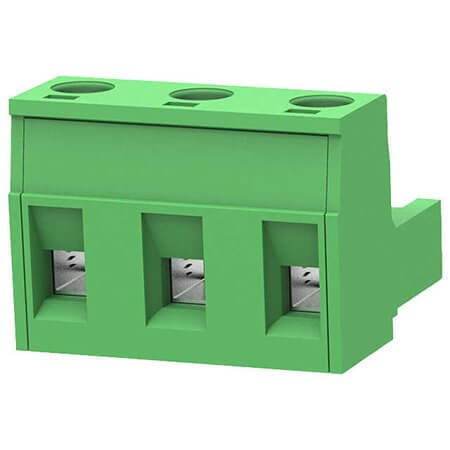 2EDGK-7.62-03P-14-00SH TERM.BLK.7.62MM 3P FEMALE GREEN - 1