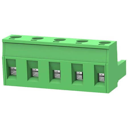 2EDGK-7.62-05P-14-00SH TERM.BLK.7.62MM 5P FEMALE GREEN - 1