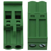 2EDGKA-5.08-02P-14-00SH TERM.BLK.5.08MM 2P 180C FEMALE GREEN GAOSONG - 1
