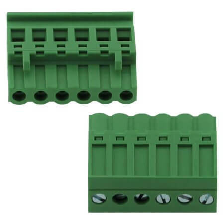 2EDGKA-5.08-06P-14-00SH TERM.BLK.5.08MM 6P 180C FEMALE GREEN GAOSONG - 1